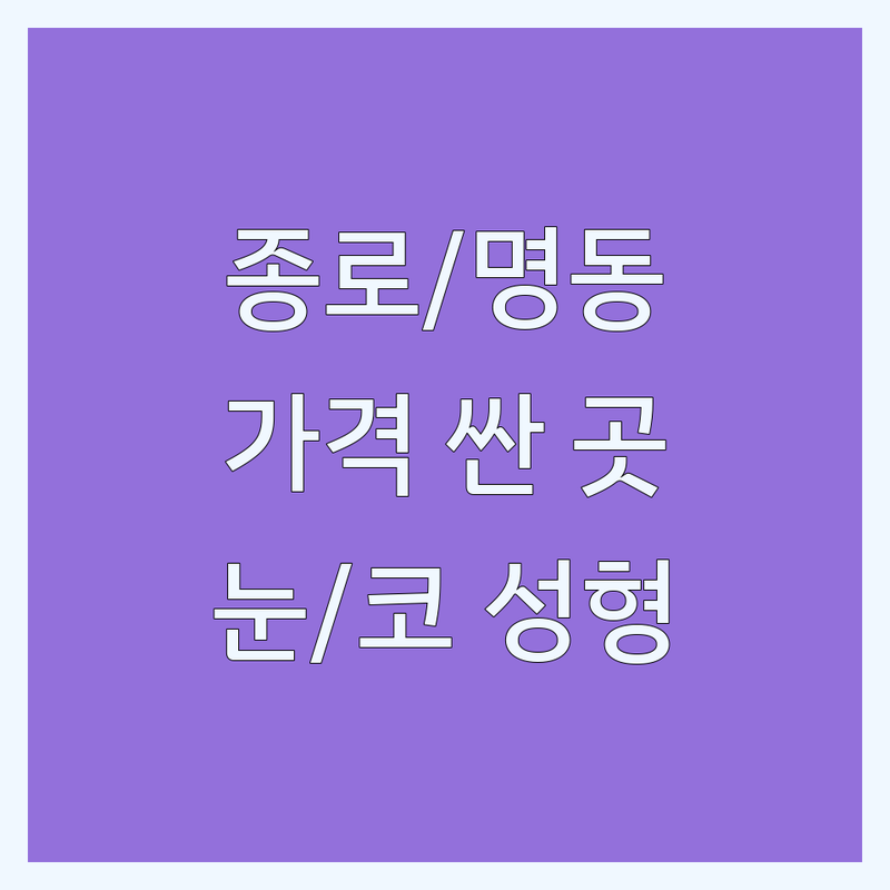 종로/명동 성형외과의원 저렴한 곳 가격싼 곳 업체 추천 | 성형외과 비용 가격 잘하는 곳 | 눈성형 코성형 리프팅 | 보톡스 필러 피부관리 | 주차가능 예약상담